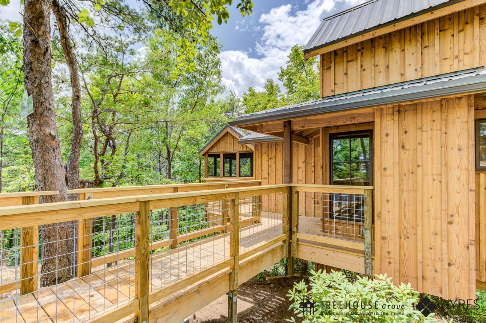 Вілла The Moosewood In Treehouse Grove At Norton Creek Гатлінбург Екстер'єр фото