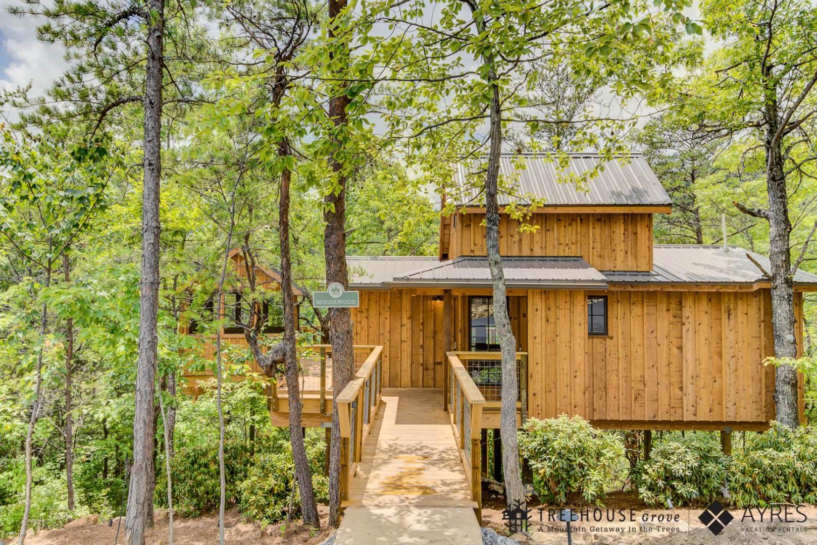 Вілла The Moosewood In Treehouse Grove At Norton Creek Гатлінбург Екстер'єр фото