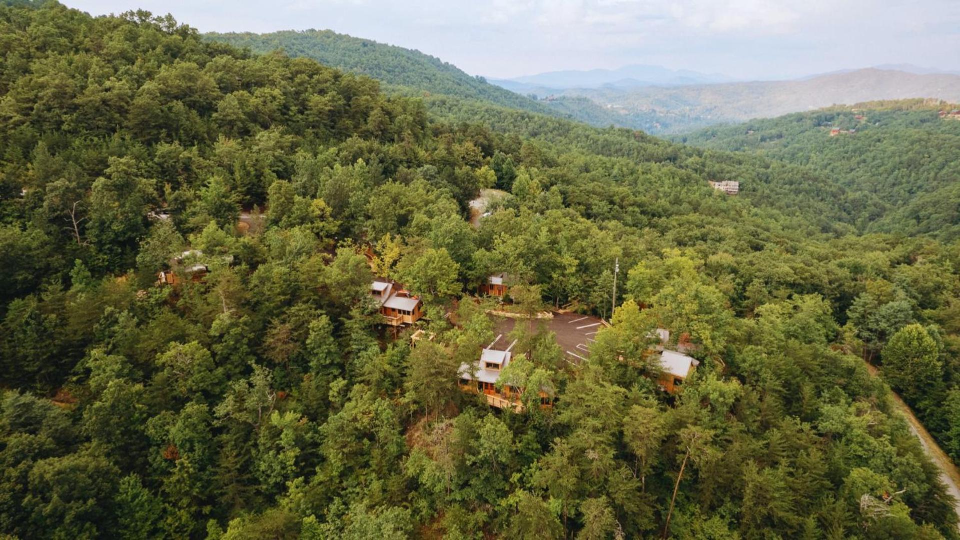 Вілла The Moosewood In Treehouse Grove At Norton Creek Гатлінбург Екстер'єр фото
